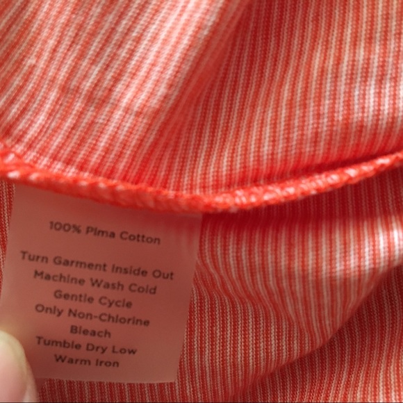 🔴 Talbots petites striped belted cap sleeve top - Picture 7 of 8